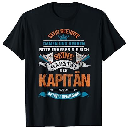 Seemann Kapitän Lustiges Geschenk - Kapitän Männer T-Shirt
