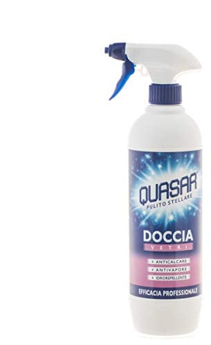 Quasar Detergente Per Doccia Vetri - 3 Pezzi Da 650 Ml, Totale: 1950 Ml