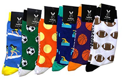 Socken - Fußball Football Basketball Tennis Mann Frau - Größe 36-46 - Strümpfe Socks Socke Strumpf lustig witzig (Schwimmer)