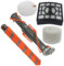 SPARES2GO HEPA Filter + Brushroll Brush Roll Bar Kit compatible with Shark NV801 Vacuum Cleaner