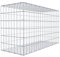 GABIONA Steinkorb-Gabione eckig, Maschenweite 5 x 10 cm, Tiefe 40 cm, Gabione 100 x 60 x 40 cm (L x H x T), C-Ring