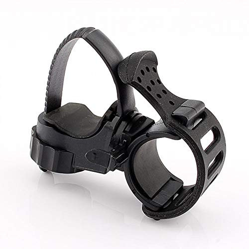 Abrazadera de luz para bicicleta Ciclismo Rotación de 360 ° Linterna Soporte de linterna Soporte de luz Clip de abrazadera