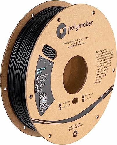 Polymaker PolyMax Tough PLA Schwarz - 1.75mm - 750g