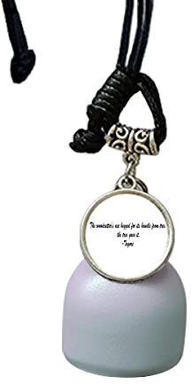 comp Qoutes Healing Sentences Woodcutten Axt Baum Windspiel Glocke Auto Anhänger
