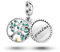 FGT Grandma Family Tree Dangle Charm fits Pandora Bracelets Necklace Pendant Christmas Green CZ Girls Granddaughter Women Birthday