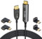 Cavo da DisplayPort a HDMI in fibra ottica 8K, 25 m, cavo video attivo DP 1.4 a HDMI 2.1 (8K a 60 Hz, 4K a 120 Hz, 2K a 240 Hz), unidirezionale, supporta HDR dinamico, HDCP 2.3, DSC 1.2, HP, DELL,