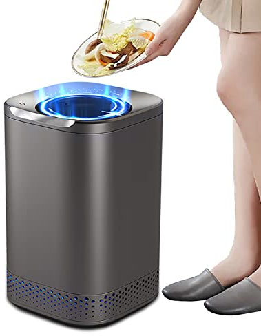 Composteur de déchets de cuisine Poubelle à compost électrique, poubelle à compost pour la maison et la cuisine, cycleur automatique de déchets alimentaires pour appartement, transformer les ordures e