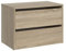 CDF Schuhschrank Modo | Farbe: Eiche Sonoma | Ideal für Vorzimmer, Flur, Büro | Schuhaufbewahrung | bequemer Sitz | Schuhregale | modern | offene Einlegenböden