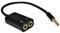 Mr. Gadget's Solutions 3.5mm Audio Headset Mic Y Splitter Cable Adapter TRRS to 2 TRS Compatible With Tabs, HeadPhones, Laptops, iOS Phones & Tablets/Pads