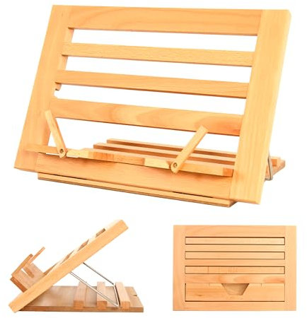 Wooden Table Top Easel Box with Built-in Storage Drawer, Adjustable Beechwood Storage Desk Easel for Painting – Lightweight, Travel-Ready Design, Ideal for Artists