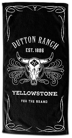 Northwest Yellowstone Strandtuch, 76,2 x 152,4 cm, Whiskey-Etikett
