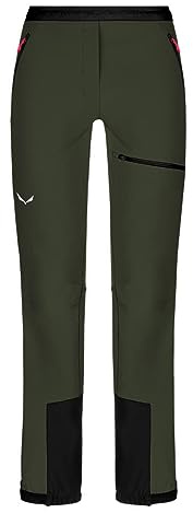 Salewa Sella Durastretch Light Damen Wanderhose Trekkinghose gefüttert schwarz schwarz