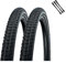 2er Set Schwalbe Reifen Marathon Plus Tour 2022 Smart Guard 28x1,40 Zoll (37-622), 28x1,50 (40-622) oder 28x1,75 (47-622) Schlauch wählbar + Reifenheber (Ohne Schläuche, 28x1,75 Zoll (47-622))