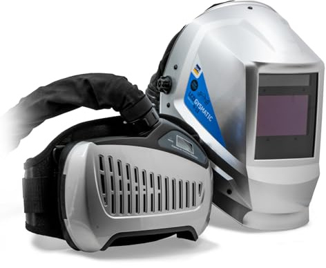 GYS, GYSMATIC Atemschutzmaske LCD 3/9-13 G Air True Color XL, Sichtfeld 100 x 60 mm, automatische Verdunkelung 0,04 ms, optische Klasse 1/1/1/1, TH2-Filter für MMA, TIG, MIG/MAG & Schleifen