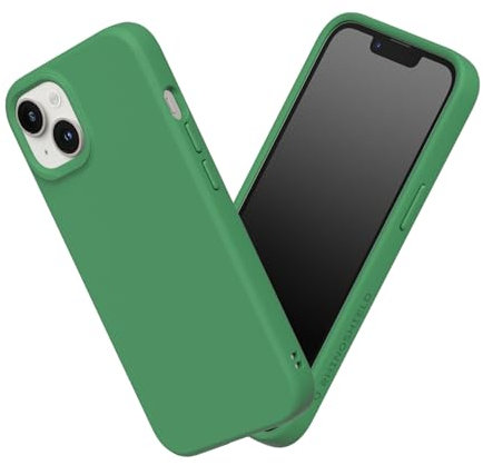 RhinoShield Hülle kompatibel mit [iPhone 13/14] | SolidSuit - Stoßdämpfende & schlanke Schutzhülle mit Premium Finish - 3.5 Meter Fallschutz - Olivgrün
