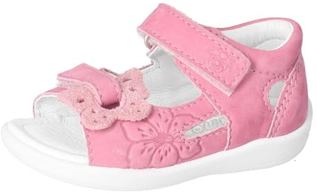 RICOSTA Mädchen Sandalen Silvi, Baby und Kleinkinder Lauflernschuhe, Weite: Schmal, Freizeitschuhe, offene Schuhe, Strandschuhe, Fleur (321), 20 EU