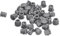 QUARKZMAN Bouchon de Trou en Plastique 6mm, 36Pcs Type Encastré, Cache Trou Bouchon de Verrouillage à Pression Ronde pour Meubles, Embouts d'Insertion de Panneaux, Gris