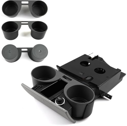 ROBUST Cup Holder Inserts Anthracite Works Even On Broken Cup Holders for Volkswagen Transporter T5 T5.1 2003-2015