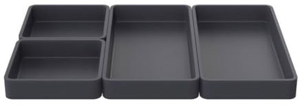 PEKKA Sheet Pan Dividers for Easy Cooking & Meal Prep - Oven, Microwave, Dishwasher, Fridge- Friendly Nonstick Silicone Trays Baking Trays Set
