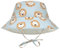 LÄSSIG Splash & Fun Baby und Kleinkind Sonnenhut Fischerhut mit UV-Schutz Lion Powder Blue 19-36 Monate
