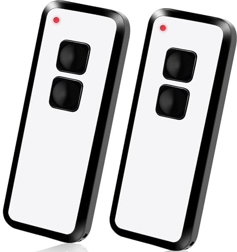 pepape 2 pièces Télécommande de Porte de Garage pour Novoferm Novotron 522, 524, 502 MAX43-2, 512 Mix43-2, Compatible avec Novoferm Novotron 433,92MHz Télécommande de Portail