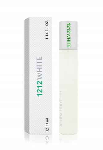 NAINA Herrenparfums 1212 White 33ml – Parfums für Männer – Parfümfläschchen Spray, Flakon Eau de Parfum – Inspiriertes Herren Parfüm - Einzigartige Düfte und Dufterlebnisse - Aromatisches Herrendüfte