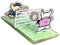 ZIDDAR Acryl Badminton Federball Count Display Ornament Mit Integriertem Telefonhalter Anpassbar Für Den Bürogebrauch