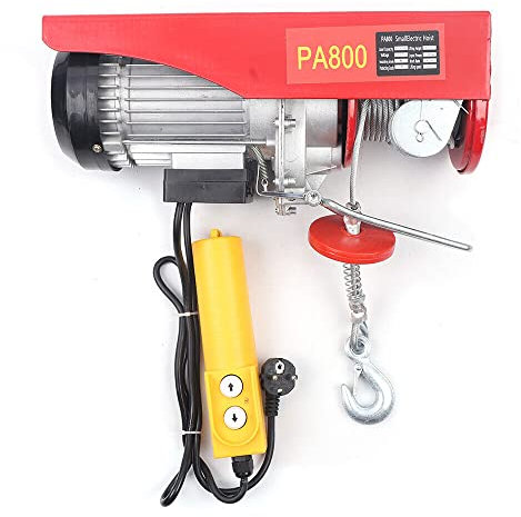 Kaichenyt Elektrische Seilwinde, 800Kg Elektrowinde Motorwinde Hub Seilhebezug Elektrische Winde für Garage oder Werkstatt