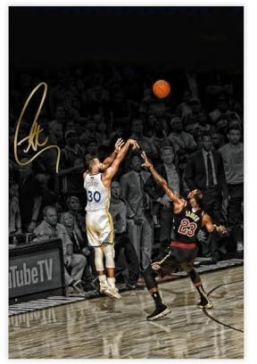 FSGHE LeBron James Poster auf Leinwand, Schlafzimmer, Dekoration, Sportlandschaft, Büro, Zimmer, Dekoration, Geschenk, ungerahmt, 30 x 45 cm