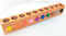 Stiftehalter Schreibtisch Montessori Stifteorganizer Bunstifthalter Holz Stiftebox Kinder Massivholz (41 x 4,4 x 6,7 cm)