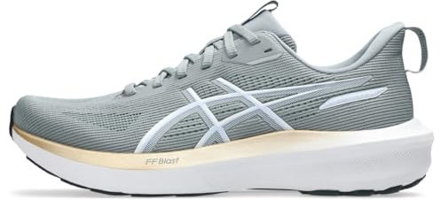 ASICS Damen GT-1000 14 Laufschuhe, Kies/Weiß, 40 EU