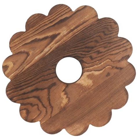 BESPORTBLE Pflanzenständer für Den Innenbereich für Blumentöpfe 25 cm Durchmesser Holzrollensockel Leicht Zu Bewegen und Abzulassen