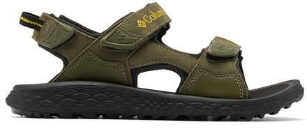 Columbia Konos Hiker Sandales de sport et d'extérieur à 3 sangles pour homme, Mousse antique Nori, 44 EU