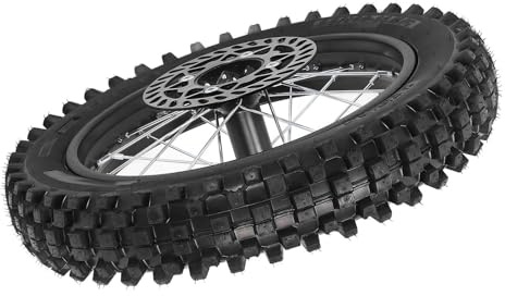Yctze 14 -Zoll -Heckrand Reifenbaugruppe 90 100 14 12 Mm Achse mit 190 -Mm -Bremsrotor und 420 41 T -Kettenrad für Tao Kayo TSD 110 TD 125 Apollo SSR