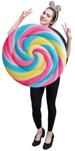 PGOND Couple Lollipop Costume Role-Play Funny Party Halloween Costume Perfect for Halloween, Carnival, Cosplay, Themed Parties & Stage Performances 2026