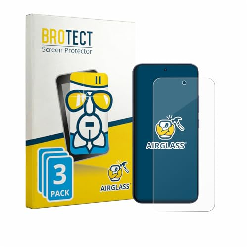 BROTECT 3 Stück Schutzglas für Oppo F33 Pro Schutzfolie Panzer Folie Glas Made in Germany [Extrem Kratzfest 9H, Anti-Fingerprint, Ultra-Transparent]