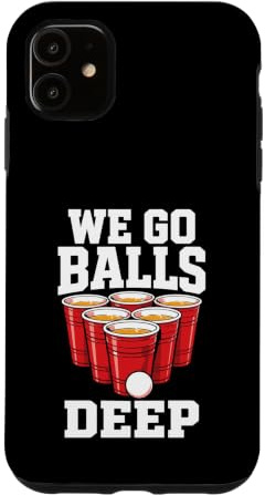 Hülle für iPhone 11 Beer Pong Lustiges Party-Trink-Design