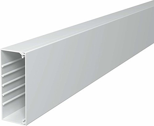 OBO Bettermann Wand-/Deckenkanal WDKH-60150RW EAN: 4012195812500, 60x150x2000mm, Weiß