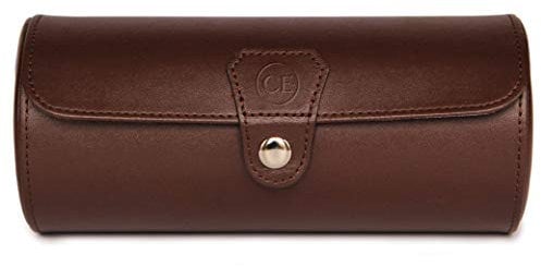 CASE ELEGANCE Uhrenetui aus veganem Leder Brown
