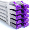deleyCON 10x 0,5m CAT7 Netzwerkkabel - 10 Gigabit - Kurzes 50cm RJ45 Patchkabel Ethernet Kabel (Kupfer, SFTP PiMF Schirmung) - LAN DSL Switch Modem Router Patchpanel CAT7 CAT6 CAT5 - Weiß