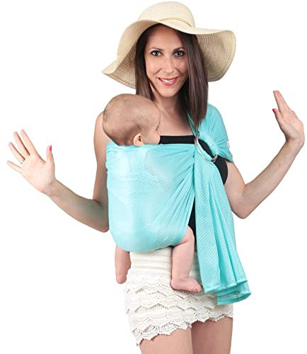 Amarsupiel | Bambino portatore d'acqua | Tracolla Baby Water | | ad asciugatura ultra rapida Marsupio ergonomico | Certificato | OEKOTEX Prodotto in Spagna.