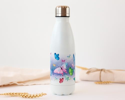 Kiokids Botella Térmica Mariposas