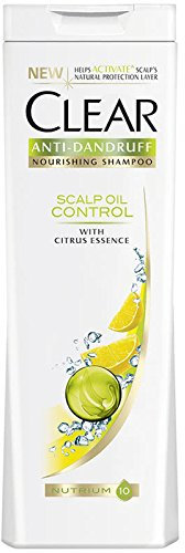 3 X 250ML Clear WOMEN SCALP Oil CONTROL with CITRUS ESSENCE SHAMPOO ANTI-DANDRUFF ANTI-SCHUPPEN 250ML GREASY HAIR, für Frauen, Sparpack
