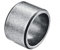 HIJONES Herren Edelstahl 15mm breit schlicht Statement Ehering großer Ring matt gebürstet Hip Hop Antik Silber Größe 54