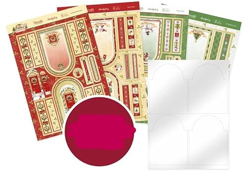 Hunkydory Crafts Festlicher Torbogen, Weihnachtsmotiv, Weihnachtsbasteln Konzept-Set