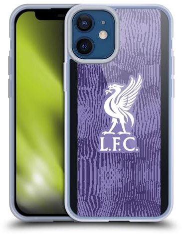 Head Case Designs Officially Licensed Liverpool Football Club Third Kit 2023/24 Soft Gel Case Compatible With Apple iPhone 12 Mini
