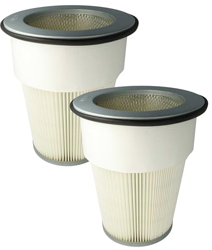 vhbw 2x Lamellenfilter kompatibel mit Dustcontrol DC Tromb 400 Handstaubsauger