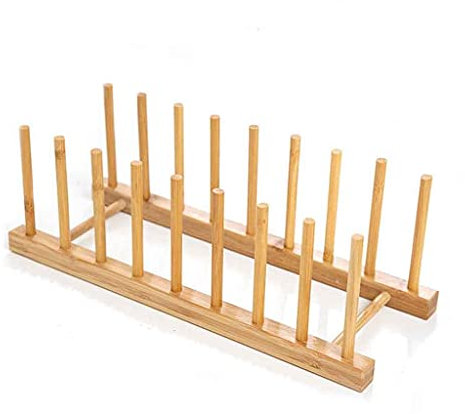 UsmAsk Escurridor de Cocina, Estante para Tapas de ollas, Platos, escurridor de Platos, Estante de Almacenamiento, Cubierta de sartén, Soporte Organizador de Cocina