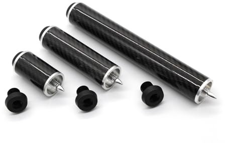 BILMAG Billard Queue Verlängerung Carbon passend für Predator Queues, Uni Loc kompatibel (8 (20.32cm))