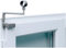 2 Supports de Tringle à Rideaux sans Perçage pour Fenêtre à Double Battant, Ø 20 mm, Fixation Facile, Métal Finition Satin Nickel, Idéal pour PVC et Aluminium